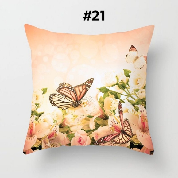 18 x18 " 4 pcsThrow Pillow Covers Soft linen Cotton - Picture 12 of 16